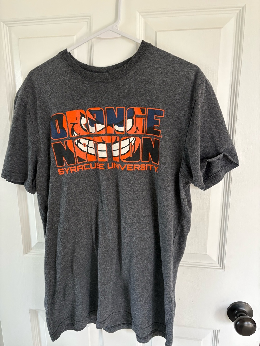 Syracuse Orange Nation Gray Graphic T‑Shirt